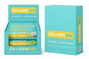 БОКС батончиків з пептидами колагену