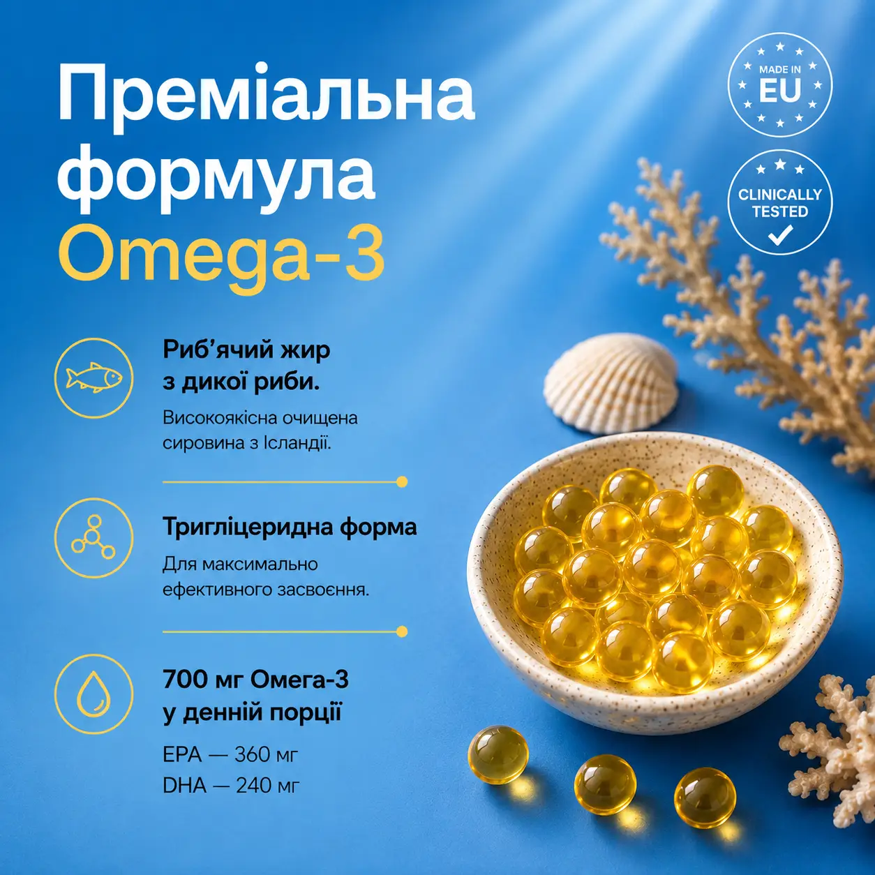 OMEGA-3 преміальна формула