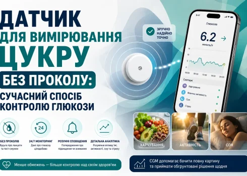 Датчик для вимірювання цукру без проколу: сучасний спосіб контролю глюкози