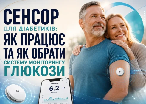Сенсор для діабетиків: як працює та як обрати систему моніторингу глюкози